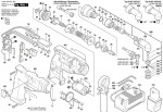 Bosch 0 602 490 601 IASR 9,6-12V Pn-Accu-Screwdriver Spare Parts